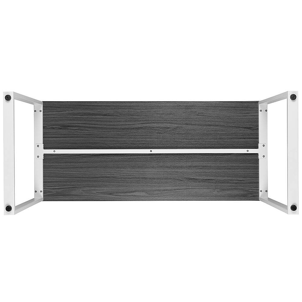 Alt View 19. Alamont Home - Kimberly Rectangle Industrial Laminate Office Desk - Rustic Gray.