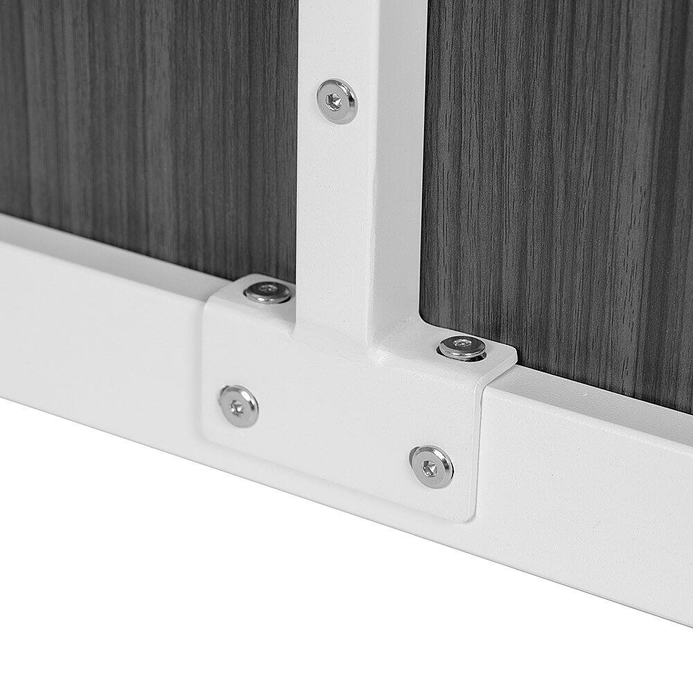 Alt View 20. Alamont Home - Kimberly Rectangle Industrial Laminate Office Desk - Rustic Gray.