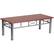Front. Alamont Home - Rectangle Contemporary Laminate Coffee Table - Mahogany.