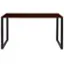 Alt View 11. Alamont Home - Tiverton Collection Rectangle Industrial Laminate  Office Desk - Mahogany.