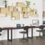 Alt View 15. Alamont Home - Tiverton Collection Rectangle Industrial Laminate  Office Desk - Mahogany.