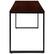 Alt View 17. Alamont Home - Tiverton Collection Rectangle Industrial Laminate Office Desk - Mahogany.