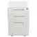 Alt View 11. Alamont Home - Wren Modern Steel 3-Drawer Filing Cabinet - White.