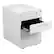 Alt View 15. Alamont Home - Wren Modern Steel 3-Drawer Filing Cabinet - White.