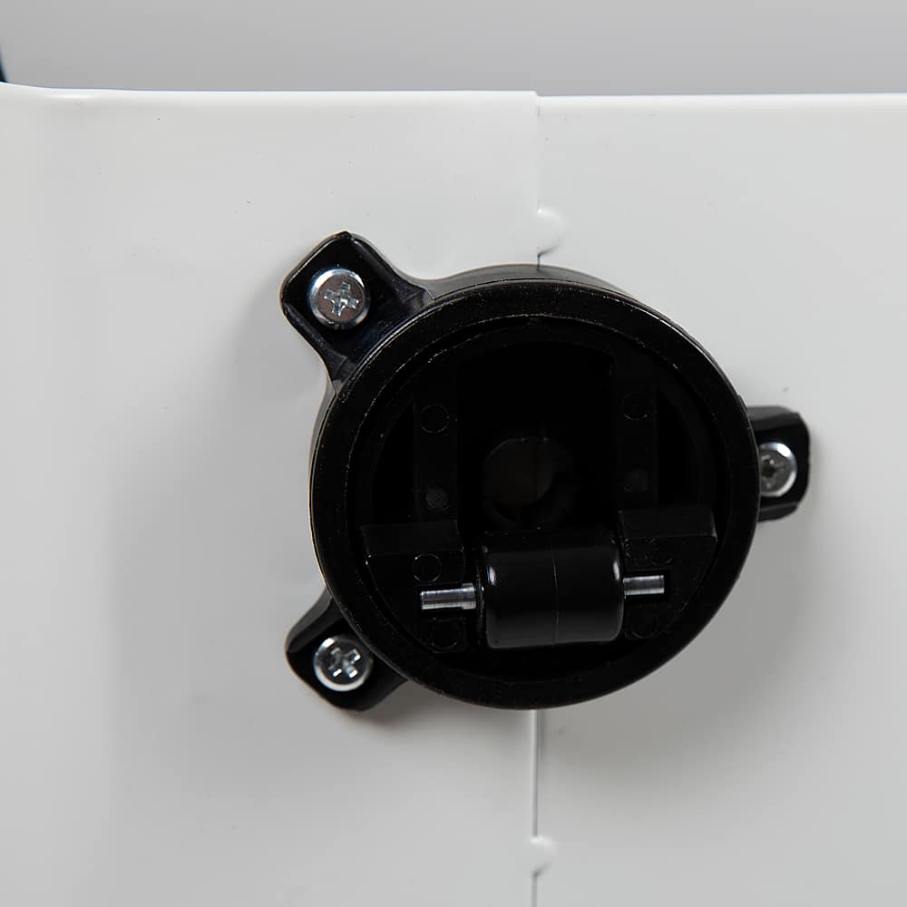 Alt View 18. Alamont Home - Wren Modern Steel 3-Drawer Filing Cabinet - White.