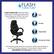Flash Furniture Flash Furniture High Back Black LeatherSoft Contemporary Executive Swivel Ergonomic Office Chair with Curved Back and Loop Arms Safe Durable High-Quality Commercial Grade Commercial grade tested to ensure the safety and durability of our Flash Furniture products. This product conforms with ANSI/BIFMA X5.1 Standard for office chairs.