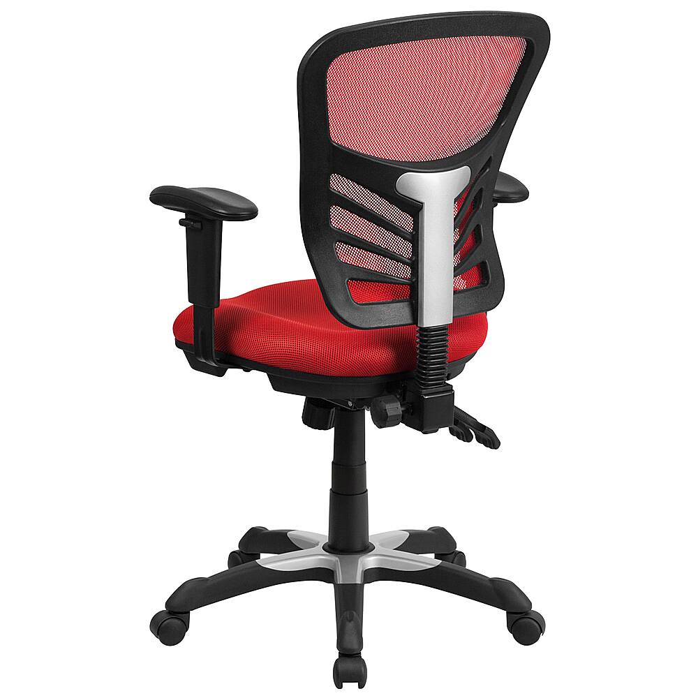 Alt View 14. Alamont Home - Nicholas Contemporary Mesh Executive Swivel Office Chair - Red.