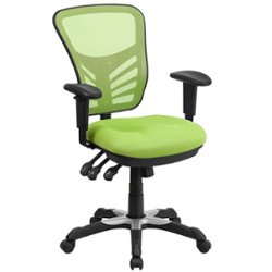 Flash Furniture - Nicholas Contemporary Mesh Executive Swivel Office Chair - Green - Front_Zoom