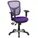 Front. Alamont Home - Nicholas Contemporary Mesh Executive Swivel Office Chair - Purple.