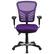 Alt View 11. Alamont Home - Nicholas Contemporary Mesh Executive Swivel Office Chair - Purple.