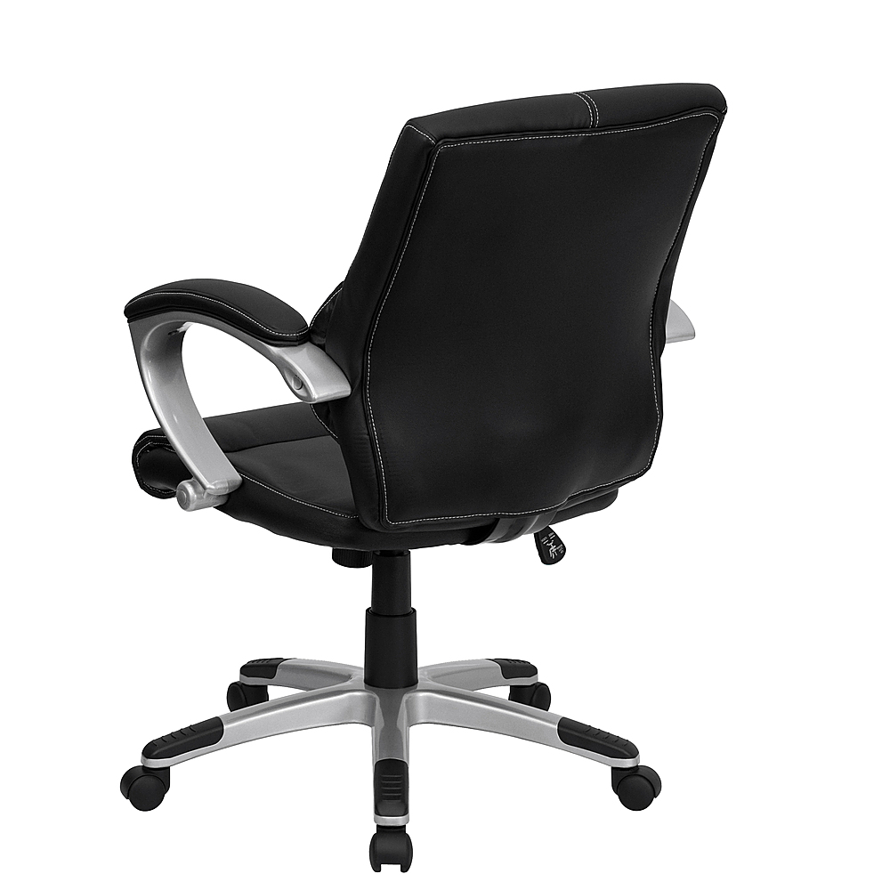 Flash Furniture Mid-Back LeatherSoft Contemporary Swivel Manager's ...