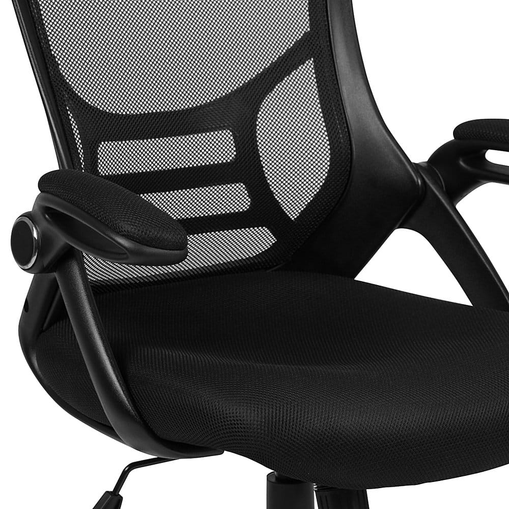 Alt View 24. Alamont Home - Porter Contemporary Mesh Executive Swivel Office Chair - Black.