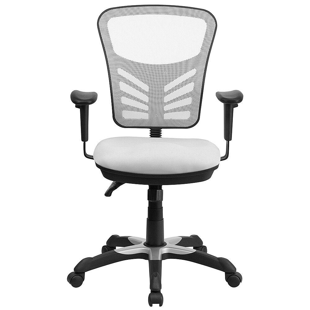 Alt View 11. Alamont Home - Nicholas Contemporary Mesh Executive Swivel Office Chair - White.