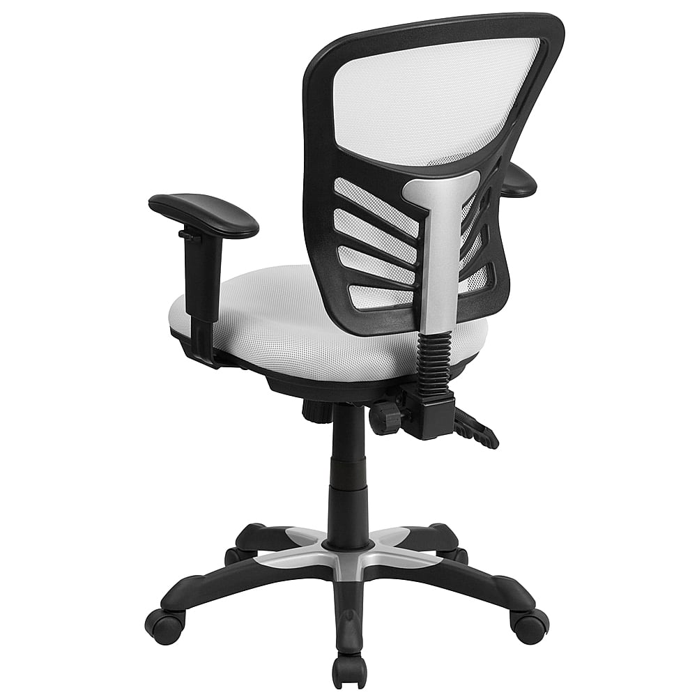 Alt View 14. Alamont Home - Nicholas Contemporary Mesh Executive Swivel Office Chair - White.