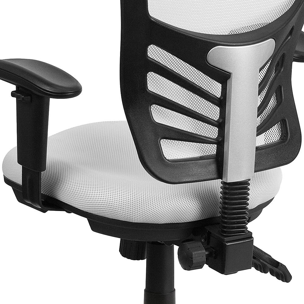 Alt View 15. Alamont Home - Nicholas Contemporary Mesh Executive Swivel Office Chair - White.
