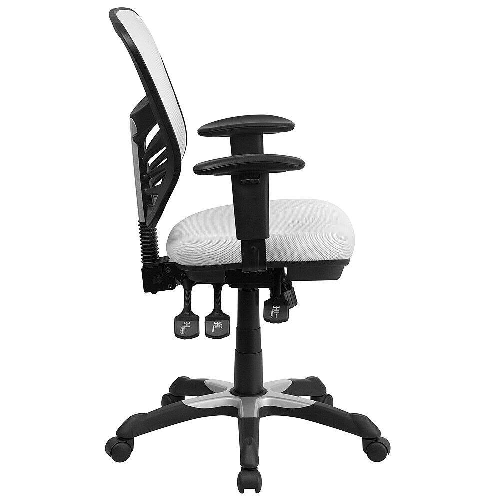 Alt View 16. Alamont Home - Nicholas Contemporary Mesh Executive Swivel Office Chair - White.