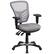 Front. Alamont Home - Nicholas Contemporary Mesh Executive Swivel Office Chair - Gray.