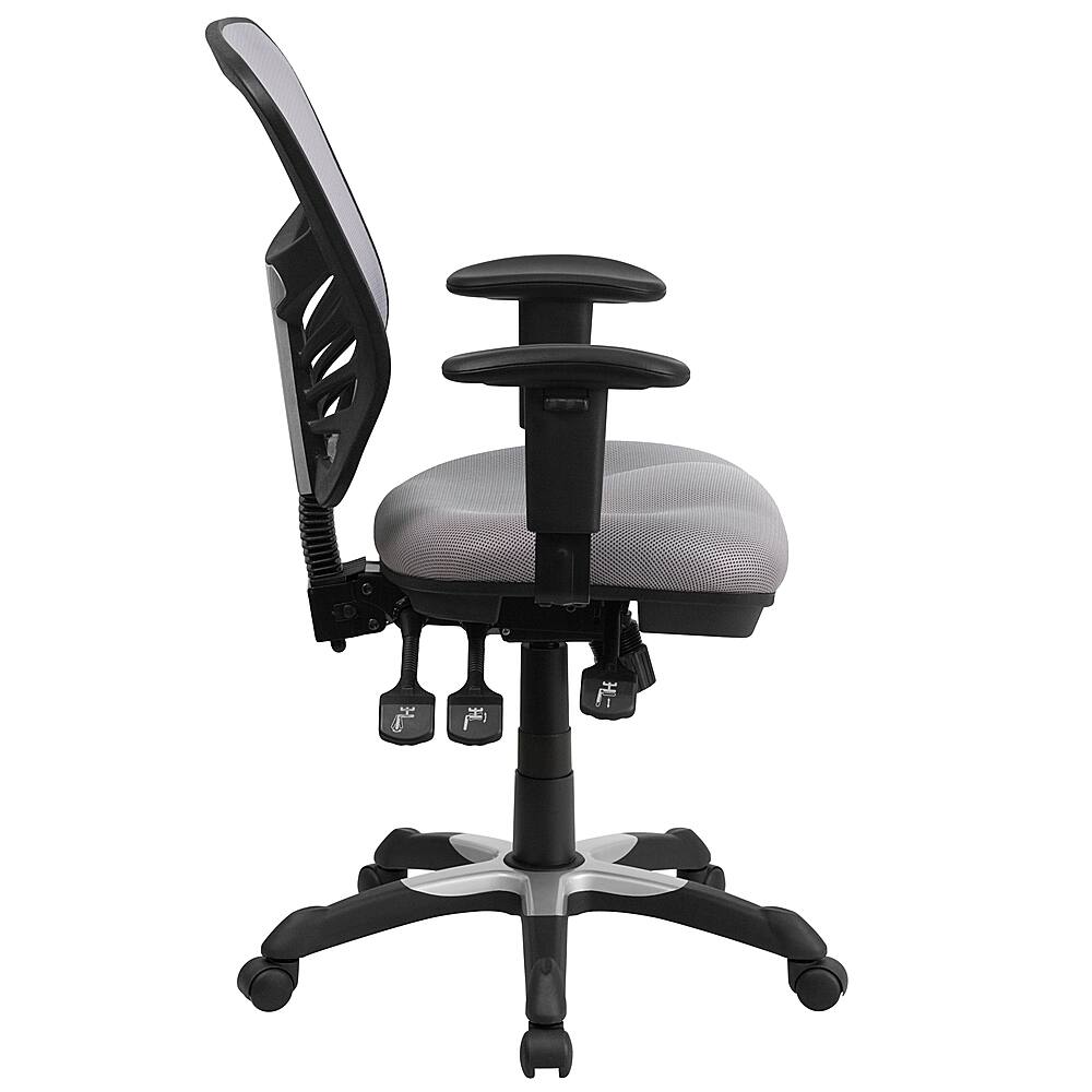 Alt View 16. Alamont Home - Nicholas Contemporary Mesh Executive Swivel Office Chair - Gray.
