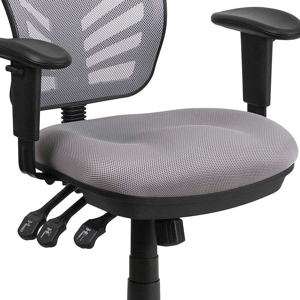 Alt View 17. Alamont Home - Nicholas Contemporary Mesh Executive Swivel Office Chair - Gray.