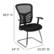 Alt View 13. Alamont Home - Steve Contemporary Mesh Side Chair - Upholstered - Black.