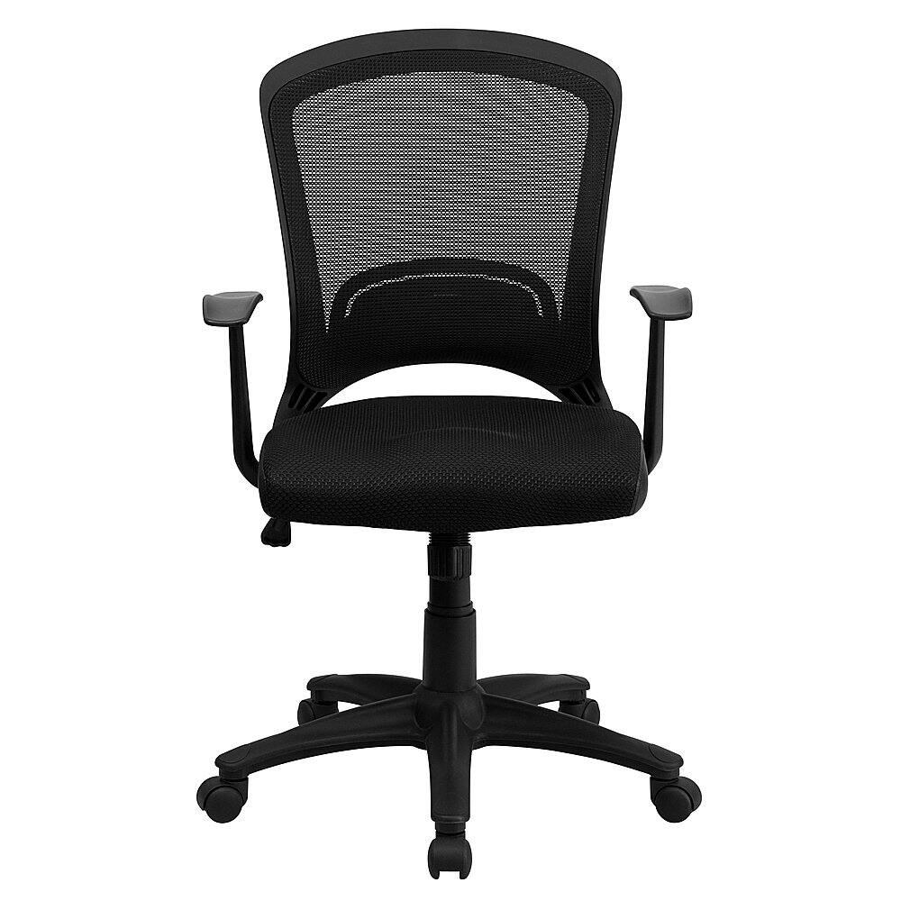 Alt View 11. Alamont Home - Manny Contemporary Mesh Swivel Office Chair - Black.