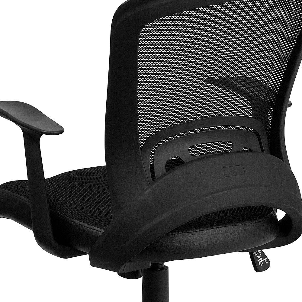 Alt View 15. Alamont Home - Manny Contemporary Mesh Swivel Office Chair - Black.