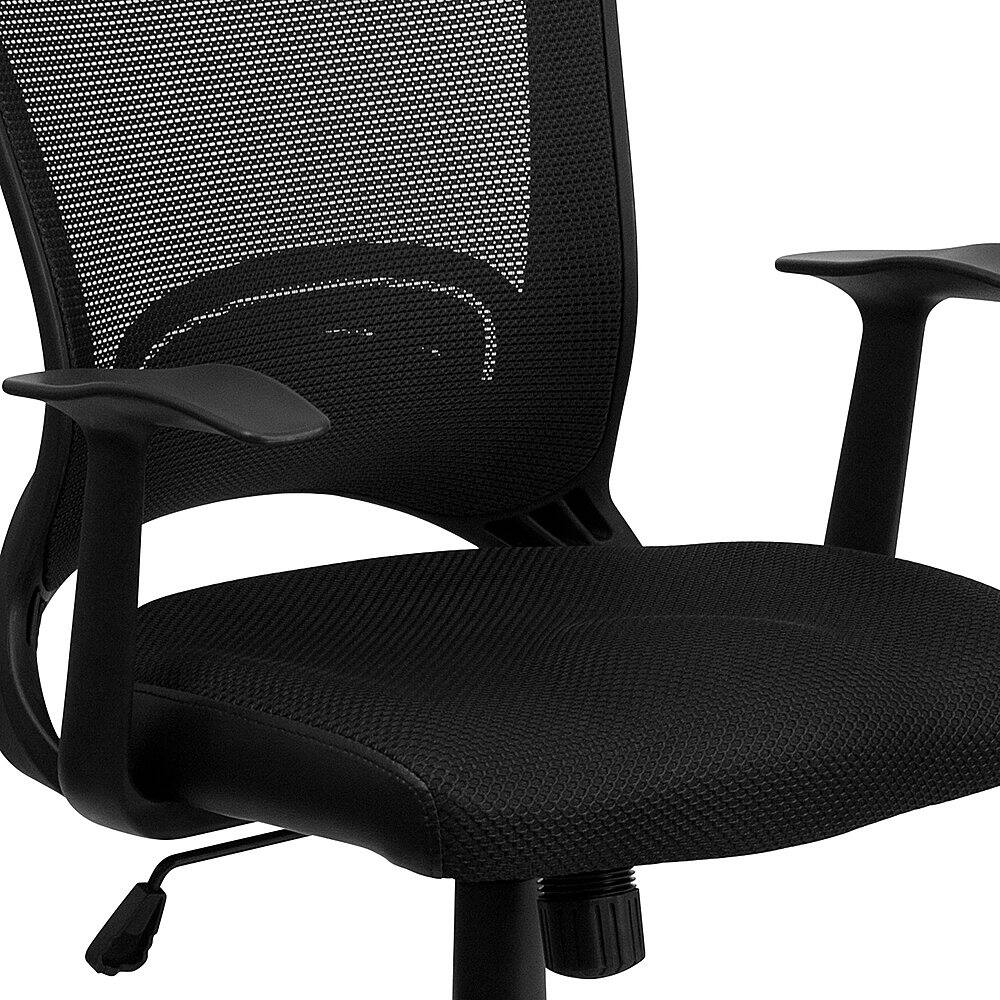 Alt View 17. Alamont Home - Manny Contemporary Mesh Swivel Office Chair - Black.