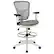 Front. Alamont Home - Tyler Contemporary Mesh Drafting Stool - Light Gray Mesh/White Frame.