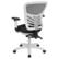 Alt View 14. Alamont Home - Nicholas Contemporary Mesh Executive Swivel Office Chair - Black Mesh/White Frame.