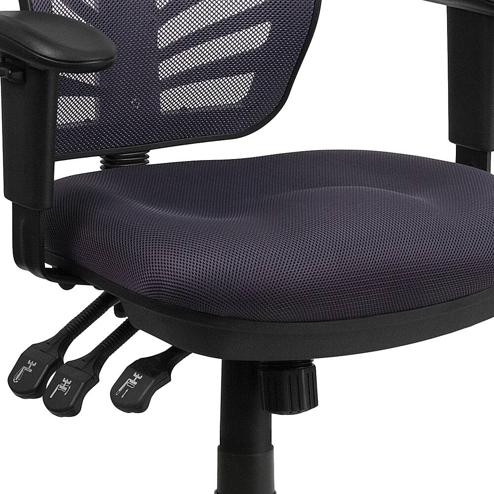 Alt View 17. Alamont Home - Nicholas Contemporary Mesh Executive Swivel Office Chair - Dark Gray.