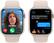 Alt View 15. Apple - Apple Watch Series 9 (GPS + Cellular) 45mm Starlight Aluminum Case with Starlight Sport Band with Blood Oxygen - M/L - Starlight.