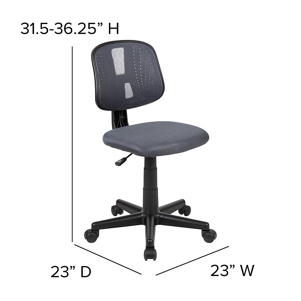 Alt View 14. Alamont Home - Alamont Home Contemporary Mesh Swivel Office Chair - Gray.