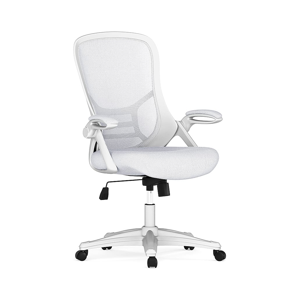Front. Alamont Home - Porter Contemporary Mesh Executive Swivel Office Chair - White.
