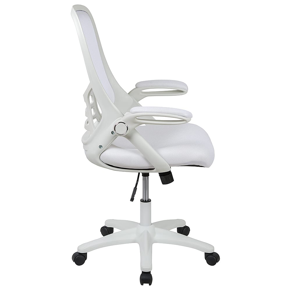 Alt View 22. Alamont Home - Porter Contemporary Mesh Executive Swivel Office Chair - White.