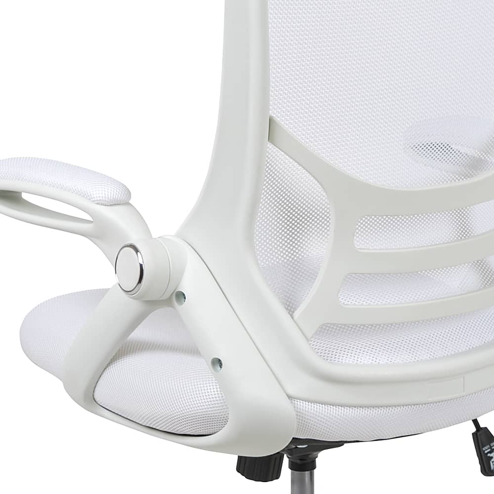 Alt View 21. Alamont Home - Porter Contemporary Mesh Executive Swivel Office Chair - White.