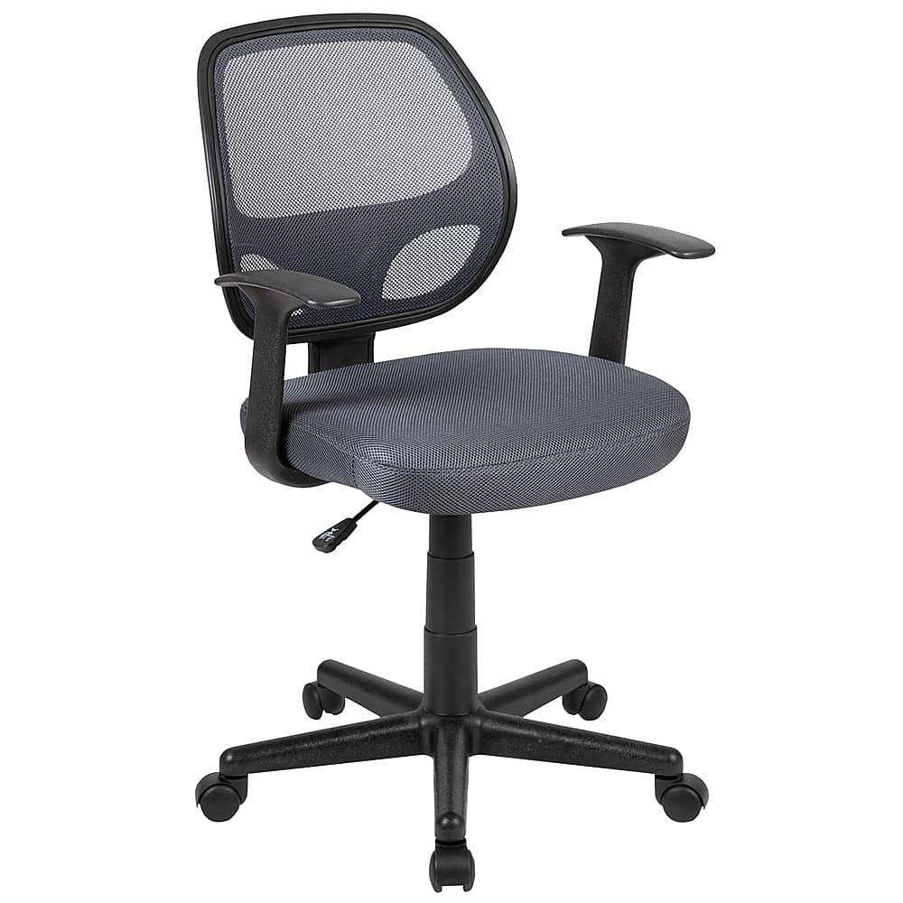 Front. Alamont Home - Alamont Home Contemporary Mesh Swivel Task Chair - Gray.
