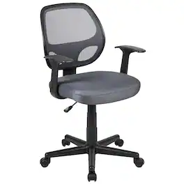 Alamont Home - Contemporary Mesh Swivel Task Chair - Gray