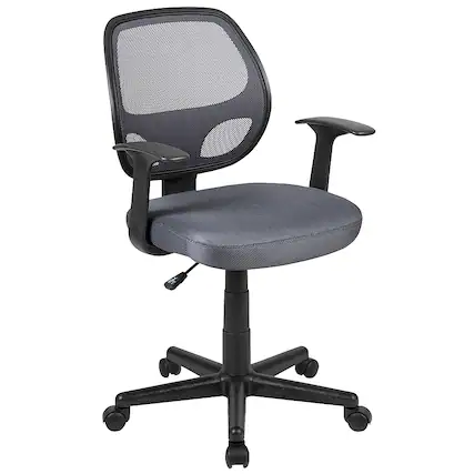 Front. Alamont Home - Alamont Home Contemporary Mesh Swivel Task Chair - Gray.