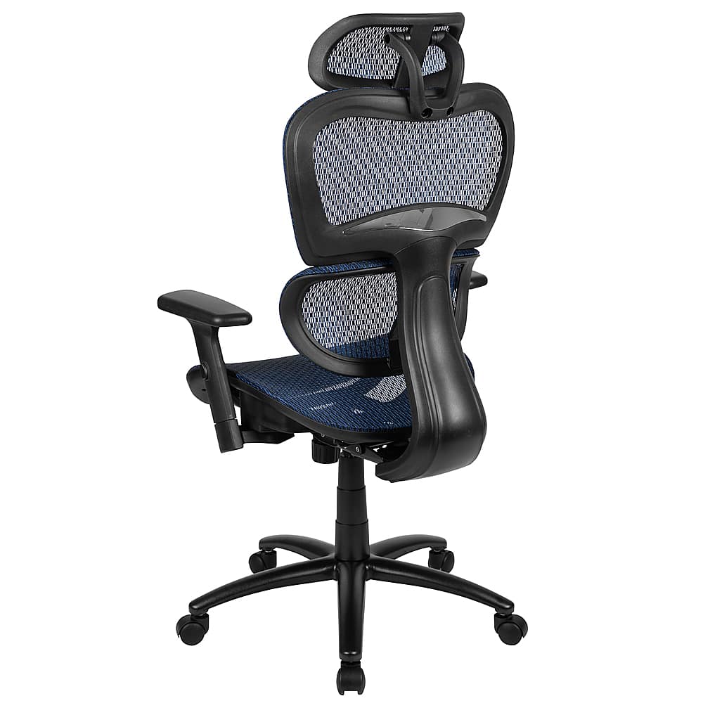 Alt View 14. Alamont Home - Lo Contemporary Mesh Executive Swivel Office Chair - Blue.
