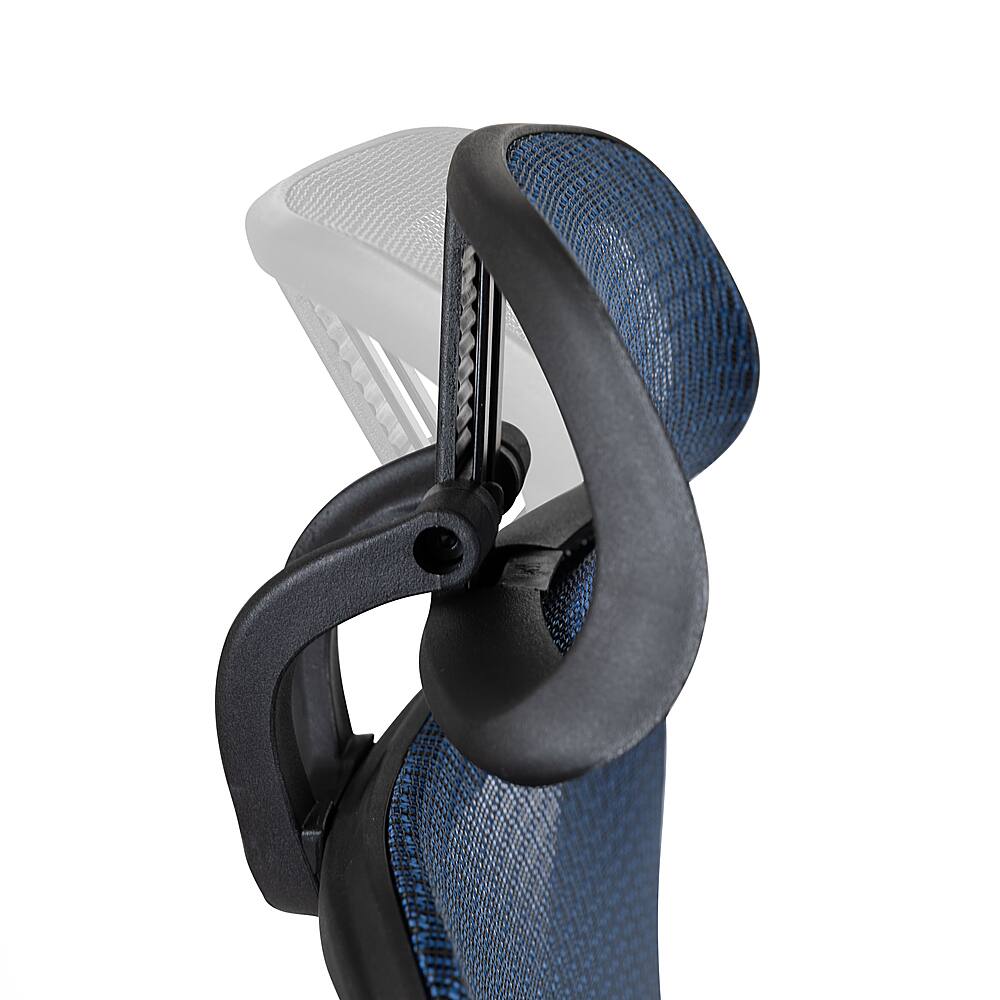 Alt View 19. Alamont Home - Lo Contemporary Mesh Executive Swivel Office Chair - Blue.
