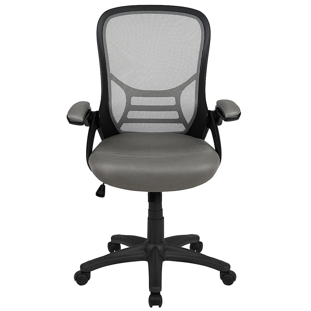 Alt View 11. Alamont Home - Porter Contemporary Mesh Executive Swivel Office Chair - Light Gray.