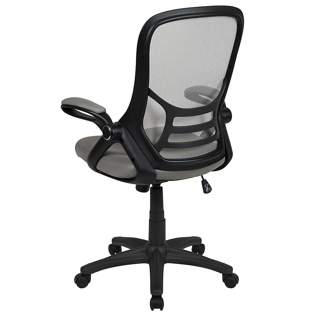 Alt View 14. Alamont Home - Porter Contemporary Mesh Executive Swivel Office Chair - Light Gray.