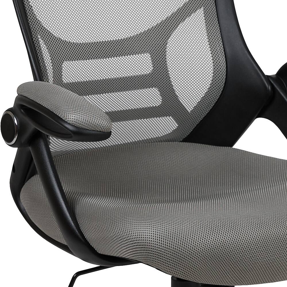 Alt View 15. Alamont Home - Porter Contemporary Mesh Executive Swivel Office Chair - Light Gray.