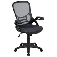 Alamont Home - Porter Contemporary Mesh Executive Swivel Office Chair - Dark Gray - Front_Zoom