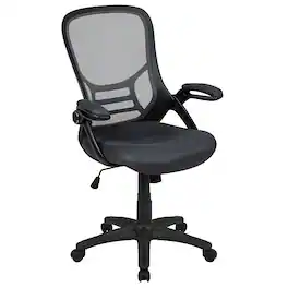 Alamont Home - Porter Contemporary Mesh Executive Swivel Office Chair - Dark Gray
