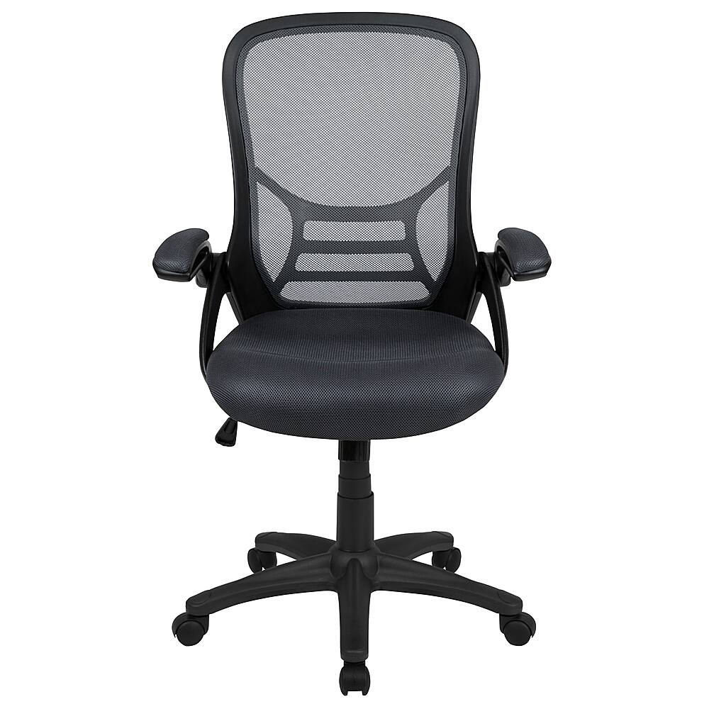 Alt View 23. Alamont Home - Porter Contemporary Mesh Executive Swivel Office Chair - Dark Gray.