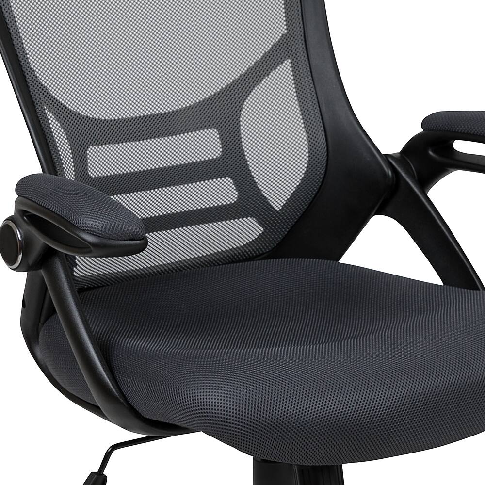 Alt View 24. Alamont Home - Porter Contemporary Mesh Executive Swivel Office Chair - Dark Gray.