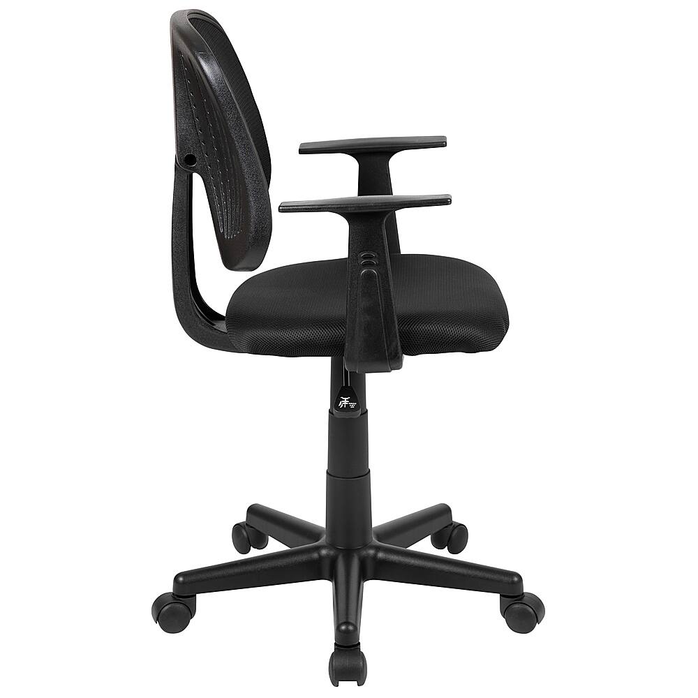 Alt View 16. Alamont Home - Flash Fundamentals Contemporary Mesh Swivel Office Chair with Arms - Black.