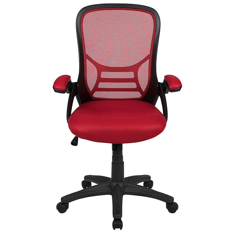 Alt View 11. Alamont Home - Porter Contemporary Mesh Executive Swivel Office Chair - Red.