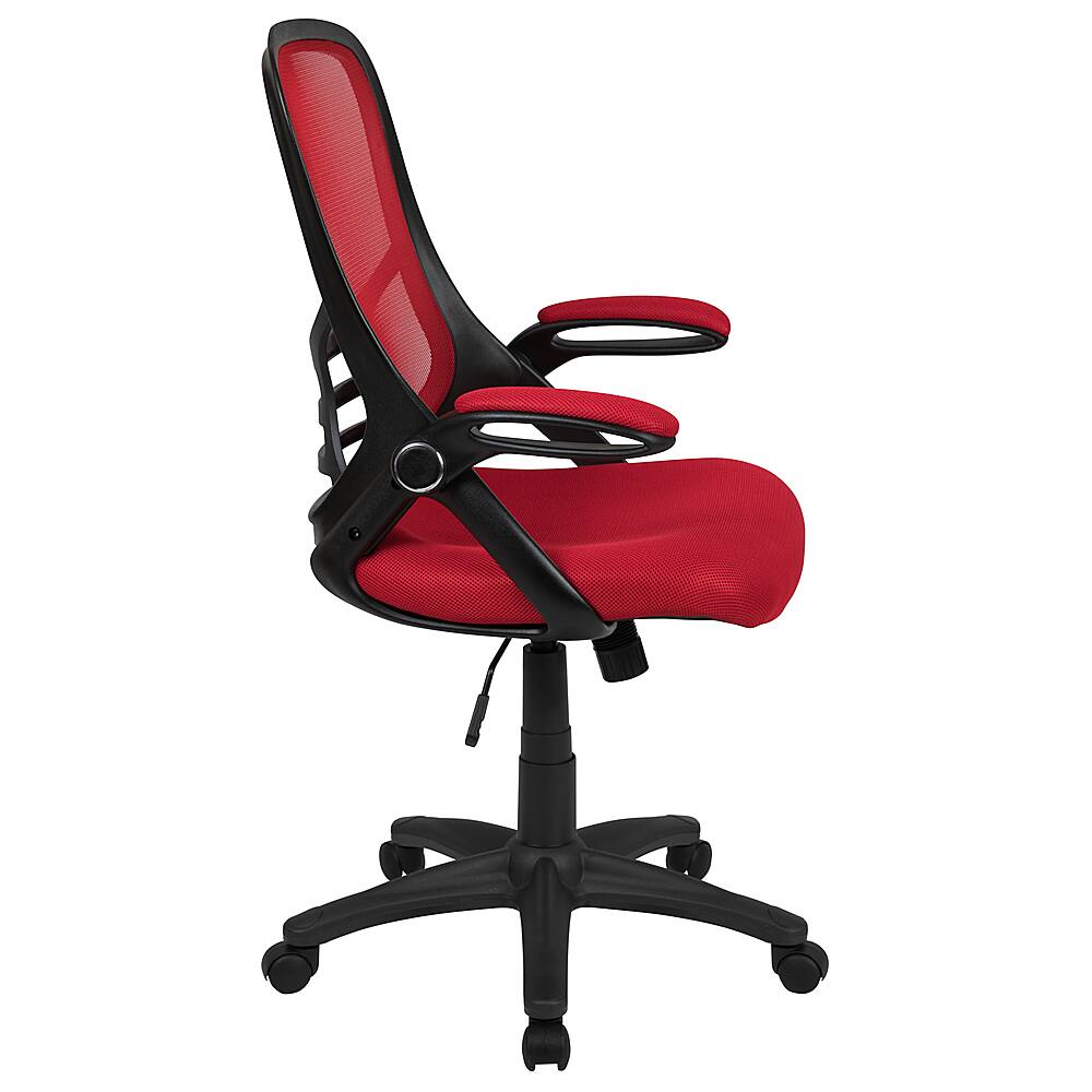 Alt View 16. Alamont Home - Porter Contemporary Mesh Executive Swivel Office Chair - Red.